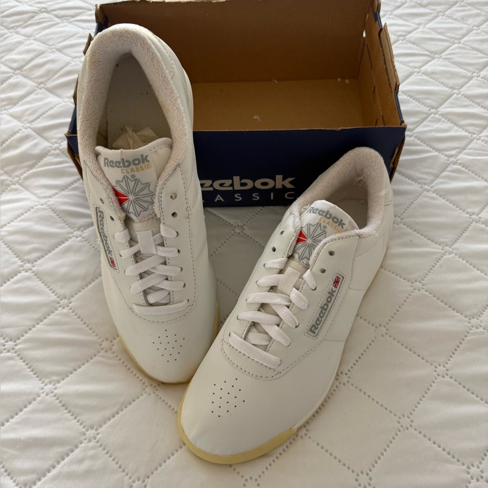 Vintage white Reebok Princess sneakers New in Box